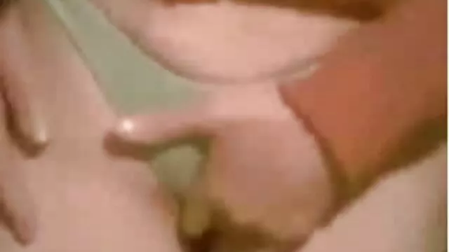Charming brunette with pigtails วีดีโอ โป็ะ massages cock of one horny guy